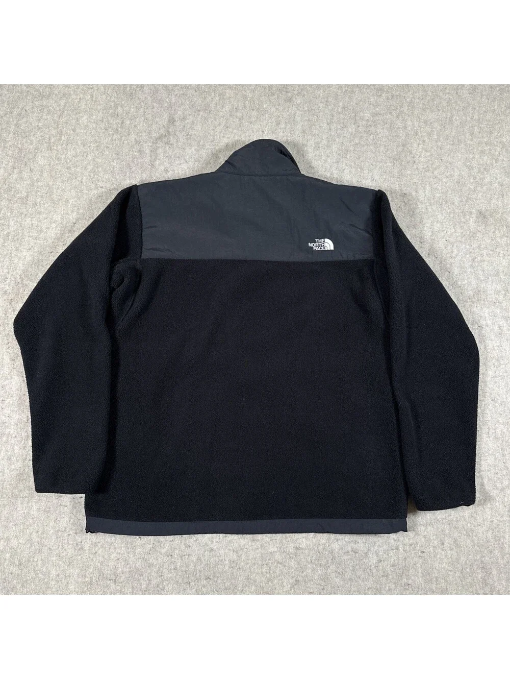 The North Face Jacket Men’s Large Black Denali Full Zip Polartec Fleece Hiking